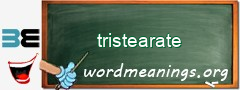 WordMeaning blackboard for tristearate